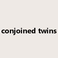 conjoined twins是什么意思