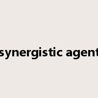 synergistic agent是什么意思