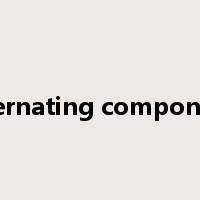 alternating component是什么意思