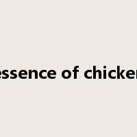 essence of chicken是什么意思