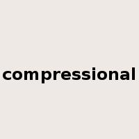 compressional是什么意思