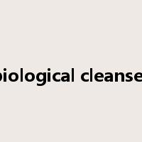 biological cleanser是什么意思