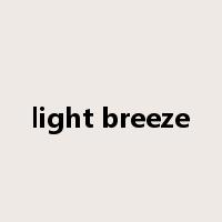 light breeze是什么意思