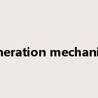 generation mechanism是什么意思