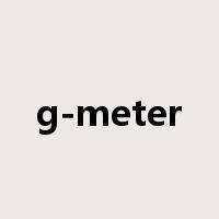 g-meter是什么意思