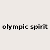 olympic spirit是什么意思