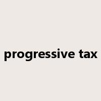 progressive tax是什么意思