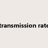transmission rate是什么意思