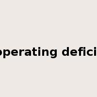 operating deficit是什么意思