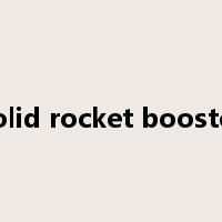 solid rocket booster是什么意思