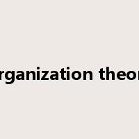 organization theory是什么意思