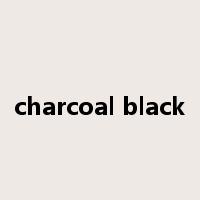 charcoal black是什么意思