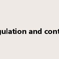 regulation and control是什么意思