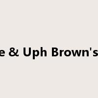 Furniture & Uph Brown's Custom是什么意思
