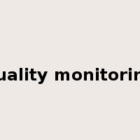 quality monitoring是什么意思