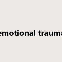 emotional trauma是什么意思