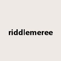riddlemeree是什么意思