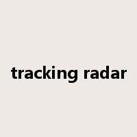tracking radar是什么意思