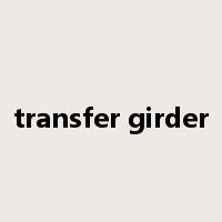 transfer girder是什么意思