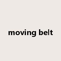moving belt是什么意思