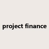 project finance是什么意思