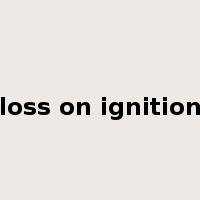 loss on ignition是什么意思
