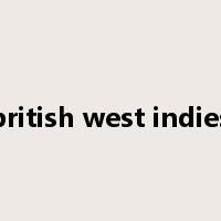 british west indies是什么意思