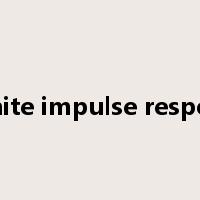 infinite impulse response是什么意思