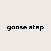 goose step是什么意思