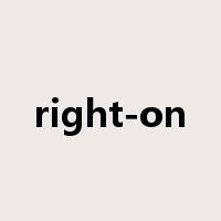 right-on是什么意思