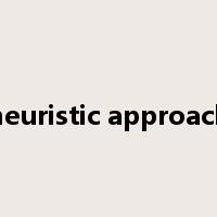 heuristic approach是什么意思