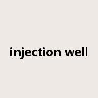 injection well是什么意思