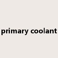 primary coolant是什么意思