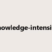 knowledge-intensive是什么意思
