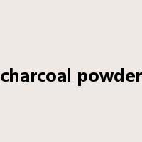charcoal powder是什么意思