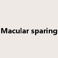 Macular sparing是什么意思