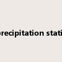 precipitation static是什么意思