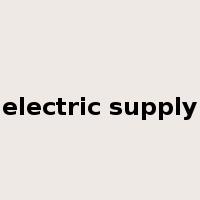 electric supply是什么意思