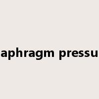 diaphragm pressure是什么意思
