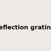 reflection grating是什么意思