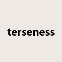 terseness是什么意思