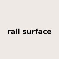rail surface是什么意思
