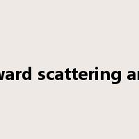 forward scattering angle是什么意思