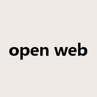 open web是什么意思