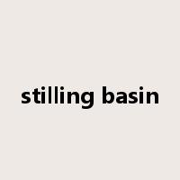 stilling basin是什么意思