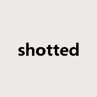 shotted是什么意思