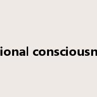 national consciousness是什么意思