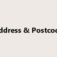 Address & Postcode是什么意思