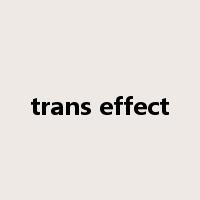 trans effect是什么意思