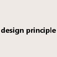 design principle是什么意思